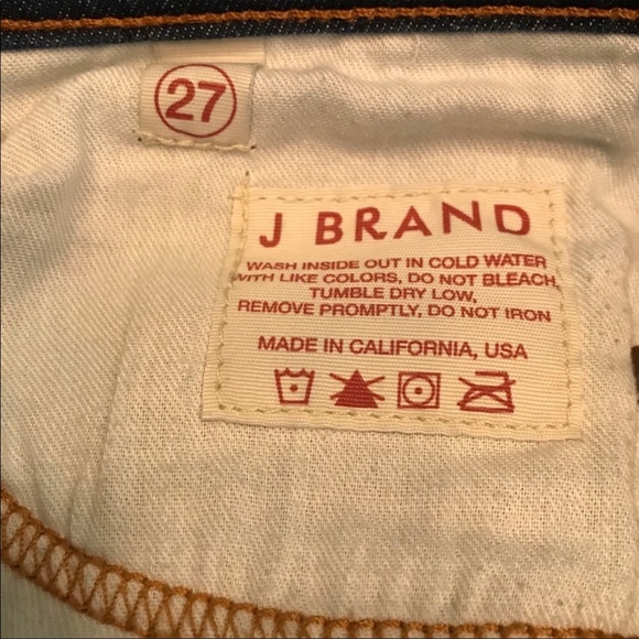 J Brand Mid Rise Straight Leg Jeans - Picture 11 of 12
